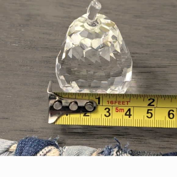 Simon Designs x2 Pineapple and Pear ,Paperweight Clear Crystal,faceted. - Picture 10 of 10